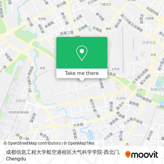 成都信息工程大学航空港校区大气科学学院-西北门 map