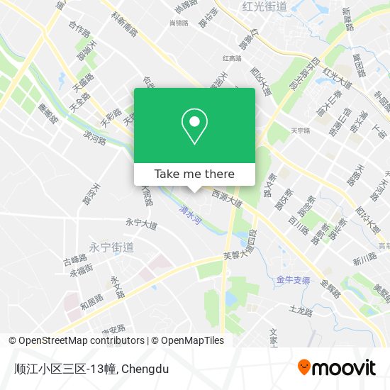 顺江小区三区-13幢 map