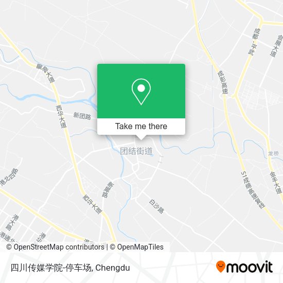 四川传媒学院-停车场 map