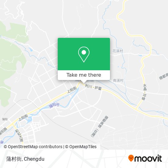 蒲村街 map