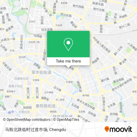 马鞍北路临时过渡市场 map