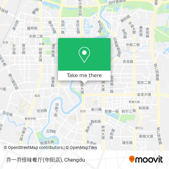 乔一乔怪味餐厅(华阳店) map