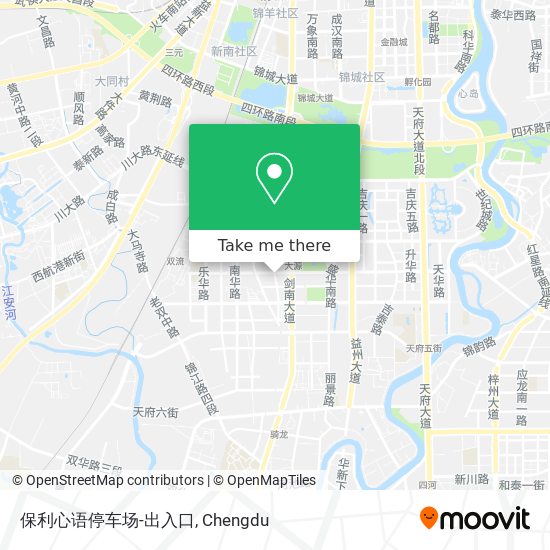 保利心语停车场-出入口 map
