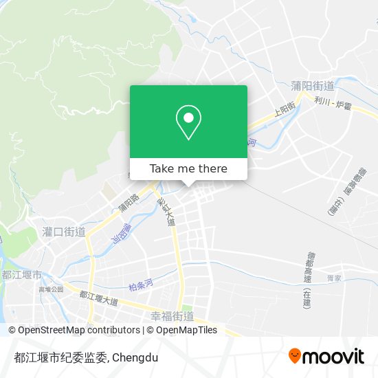 都江堰市纪委监委 map
