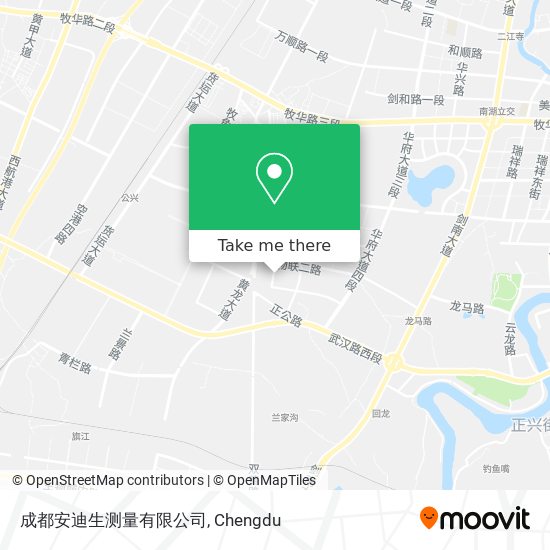 成都安迪生测量有限公司 map