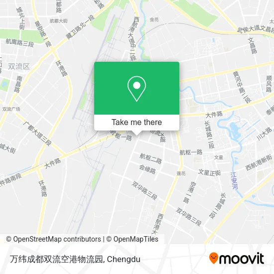万纬成都双流空港物流园 map