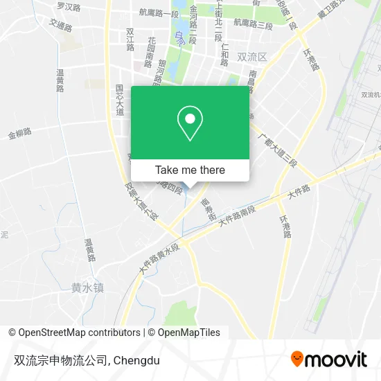 双流宗申物流公司 map