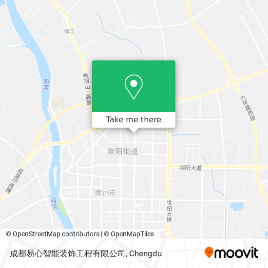 成都易心智能装饰工程有限公司 map
