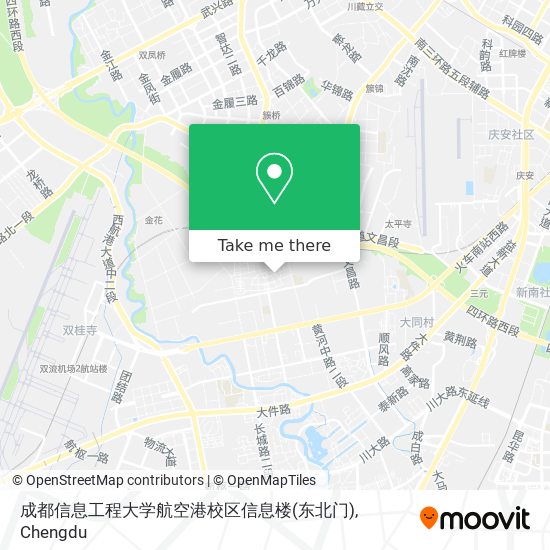 成都信息工程大学航空港校区信息楼(东北门) map