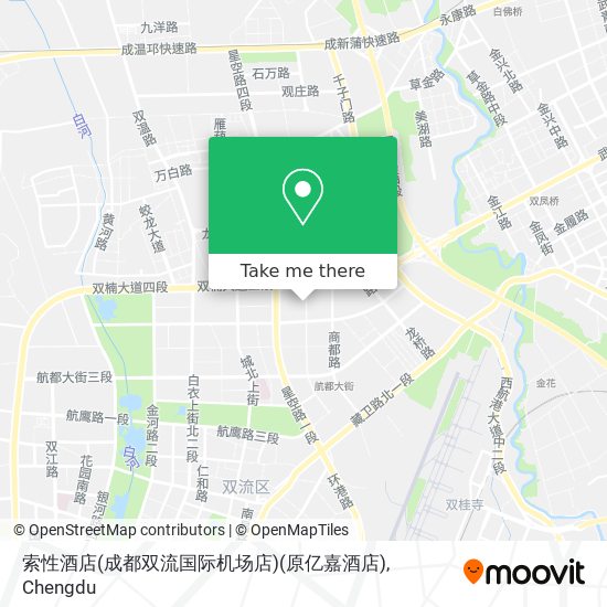 索性酒店(成都双流国际机场店)(原亿嘉酒店) map
