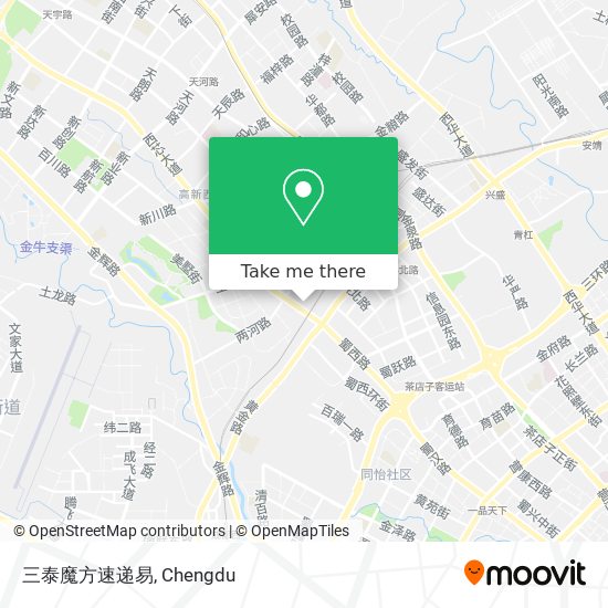 三泰魔方速递易 map
