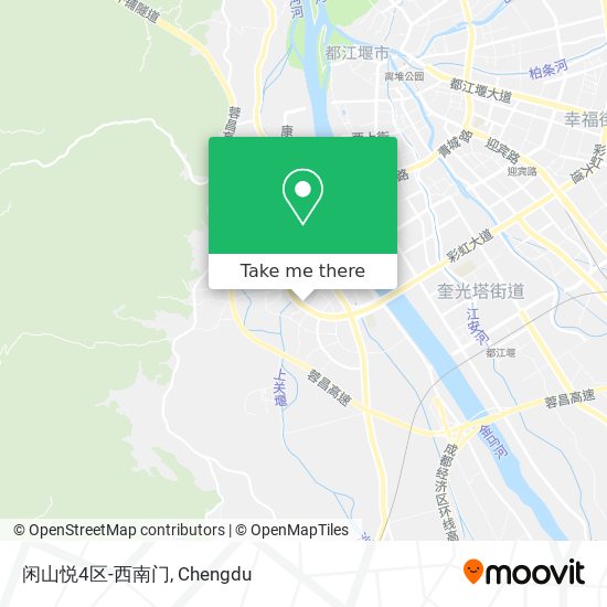 闲山悦4区-西南门 map
