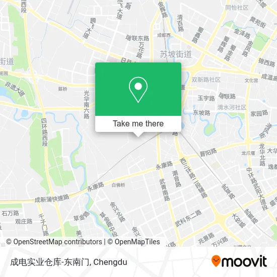 成电实业仓库-东南门 map