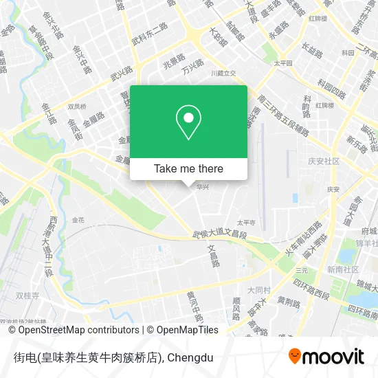 街电(皇味养生黄牛肉簇桥店) map