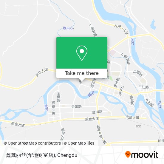鑫戴丽丝(华地财富店) map