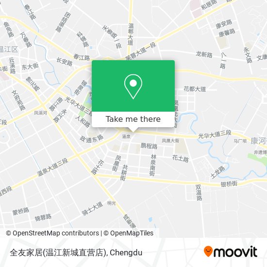 全友家居(温江新城直营店) map