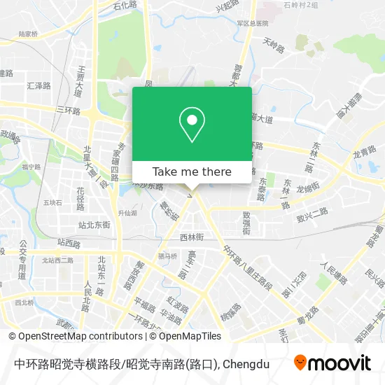 中环路昭觉寺横路段/昭觉寺南路(路口) map
