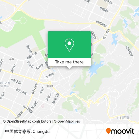 中国体育彩票 map