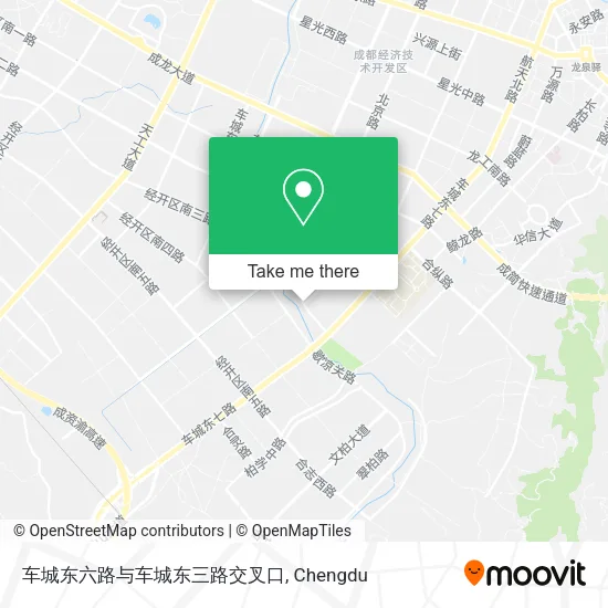 车城东六路与车城东三路交叉口 map