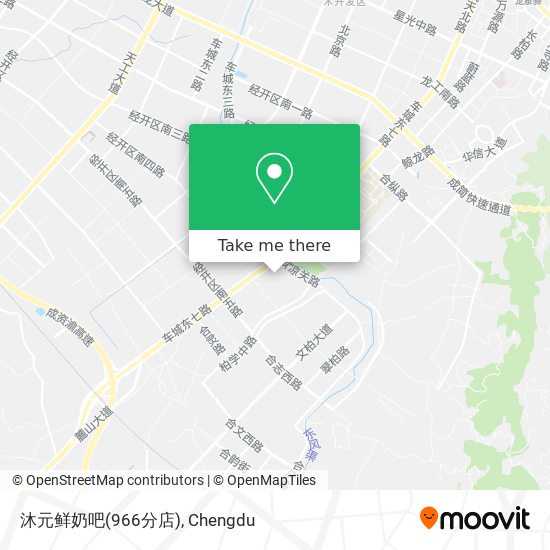 沐元鲜奶吧(966分店) map