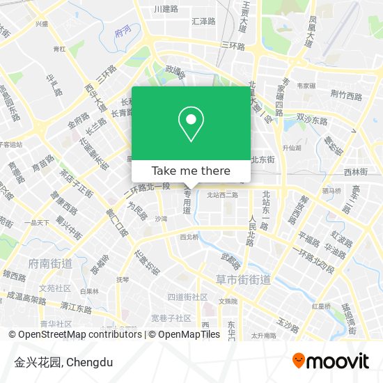 金兴花园 map