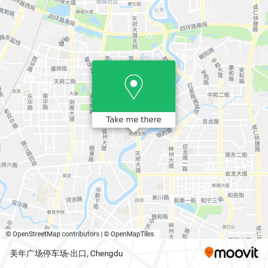 美年广场停车场-出口 map