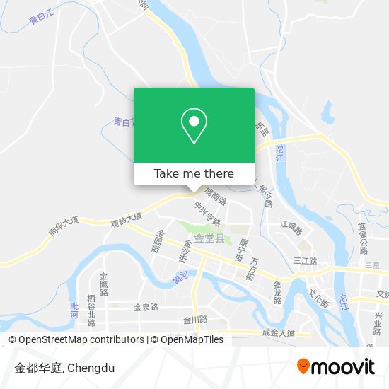 金都华庭 map