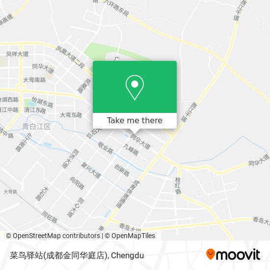 菜鸟驿站(成都金同华庭店) map