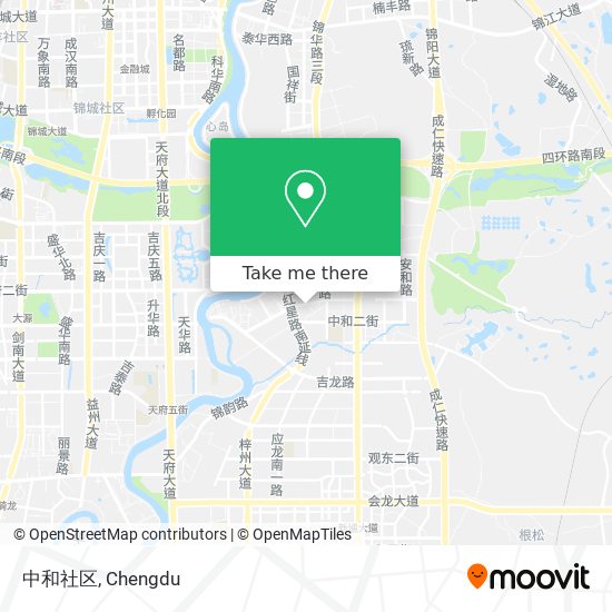中和社区 map