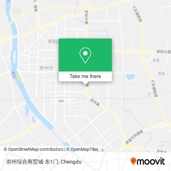 崇州综合商贸城-东1门 map