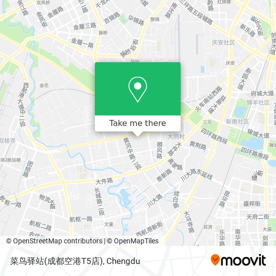 菜鸟驿站(成都空港T5店) map