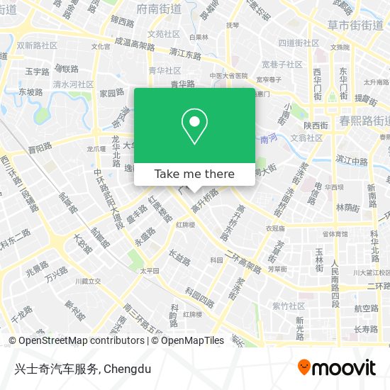 兴士奇汽车服务 map