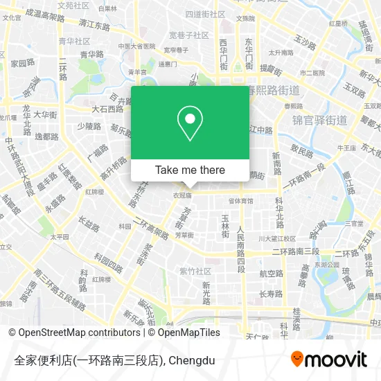 全家便利店(一环路南三段店) map