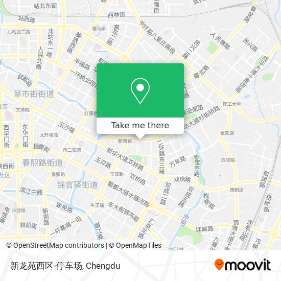 新龙苑西区-停车场 map