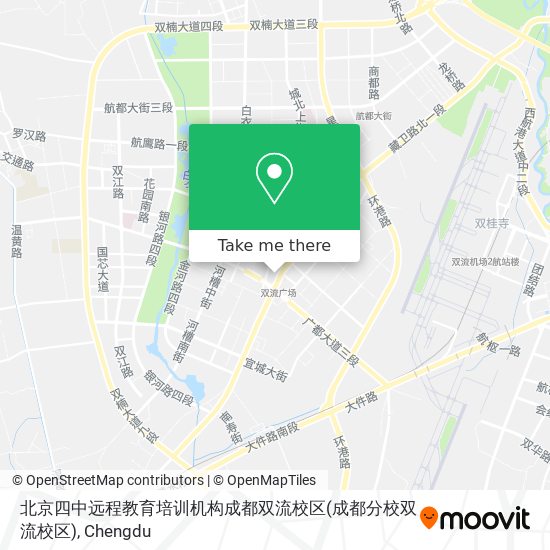 北京四中远程教育培训机构成都双流校区(成都分校双流校区) map