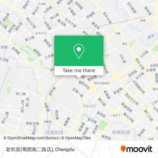 老邻居(蜀西南二路店) map