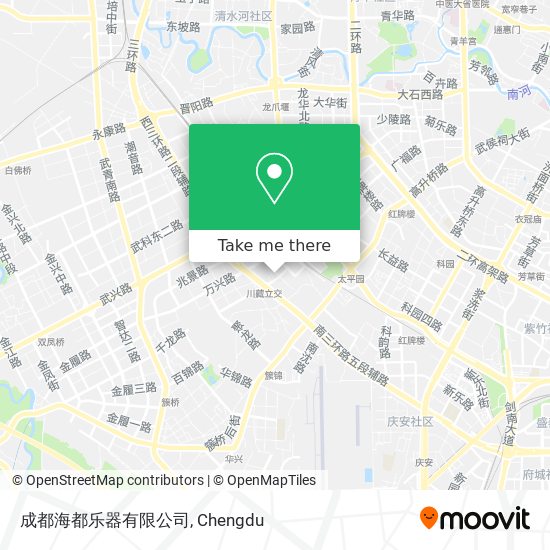 成都海都乐器有限公司 map
