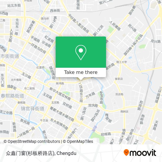 众鑫门窗(杉板桥路店) map