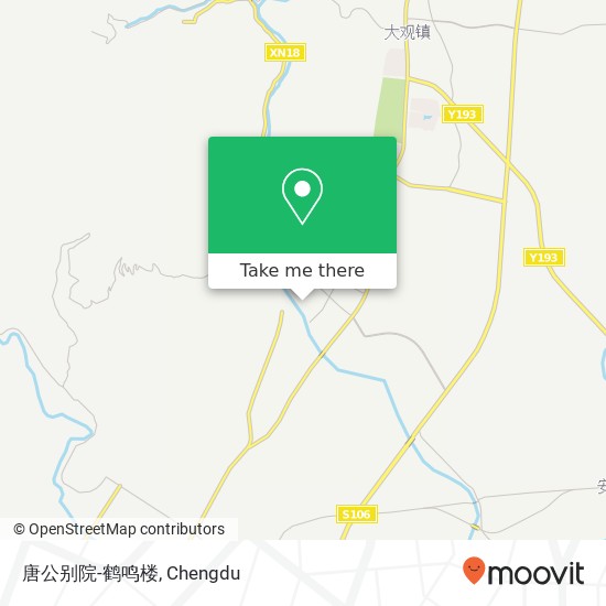 唐公别院-鹤鸣楼 map