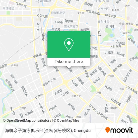 海帆亲子游泳俱乐部(金楠缤纷校区) map