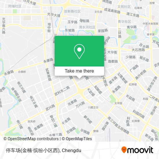 停车场(金楠·缤纷小区西) map
