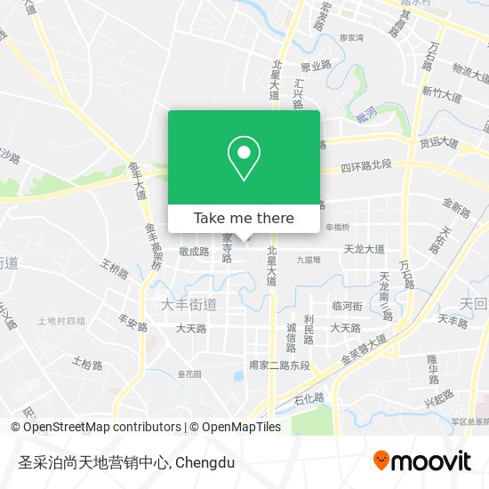 圣采泊尚天地营销中心 map