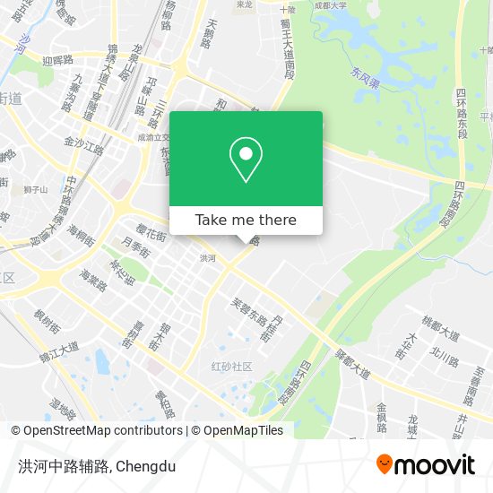 洪河中路辅路 map