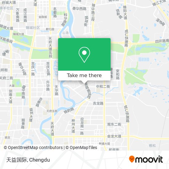 天益国际 map