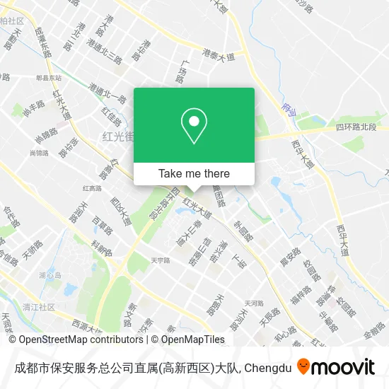 成都市保安服务总公司直属(高新西区)大队 map