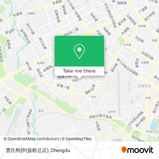 曹氏鸭脖(簇桥总店) map
