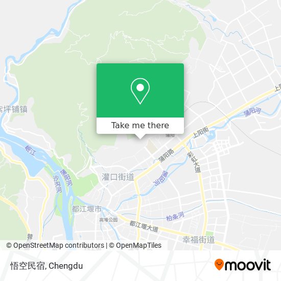 悟空民宿 map