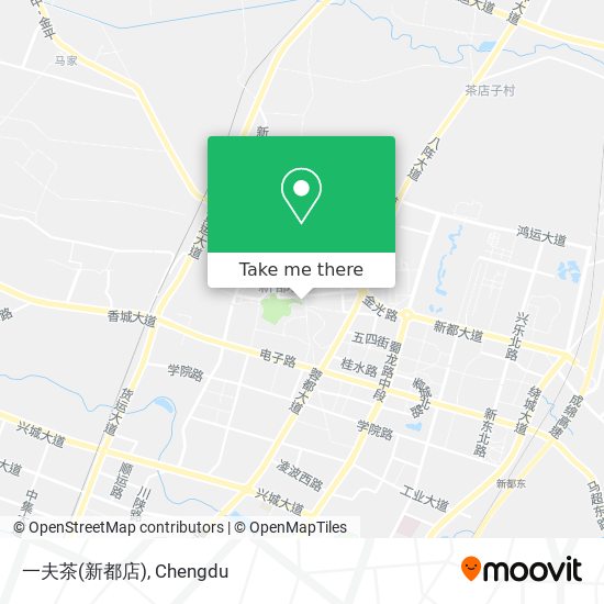 一夫茶(新都店) map