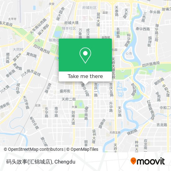 码头故事(汇锦城店) map