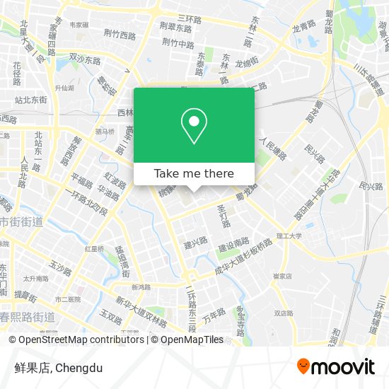鲜果店 map